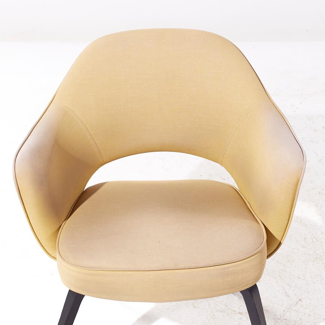 Eero Saarinen for Knoll Mid Century Bentwood Executive Dining Chairs - Set of 6 For Sale 2