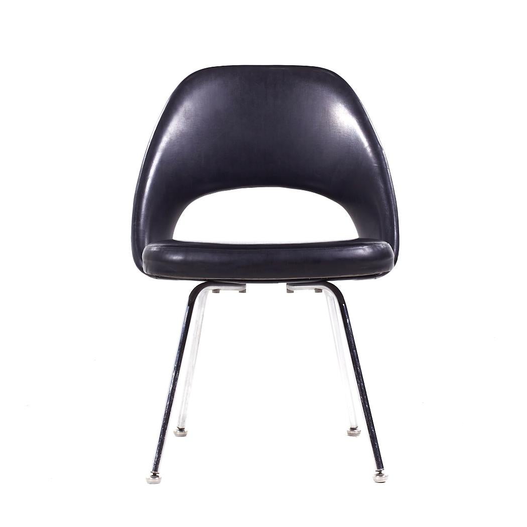 Eero Saarinen per Knoll - Set di 6 sedie da pranzo cromate del Medioevo In condizioni buone in vendita a Countryside, IL