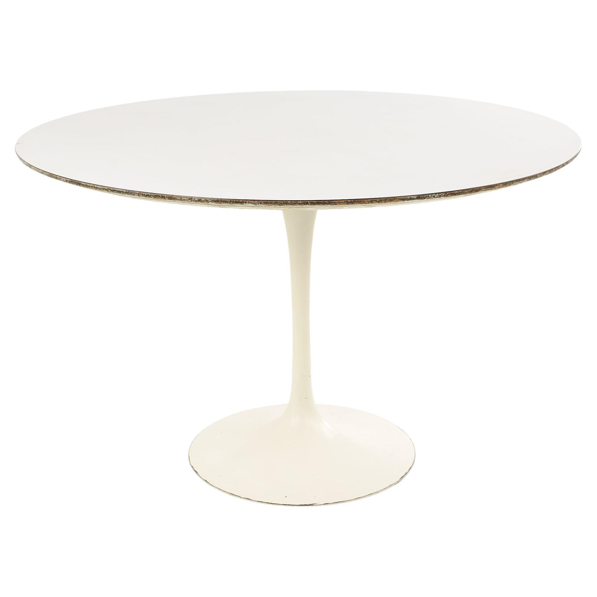 Eero Saarinen For Knoll Mid Century Round Tulip Table