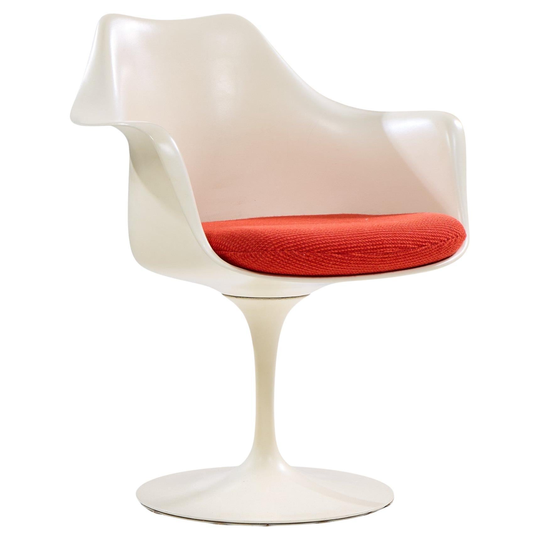 Eero Saarinen for Knoll Mid Century Tulip Armchair Dining Chair