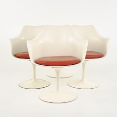 Chaises Tulip du milieu du siècle dernier d'Eero Saarinen pour Knoll, ensemble de 4 pièces