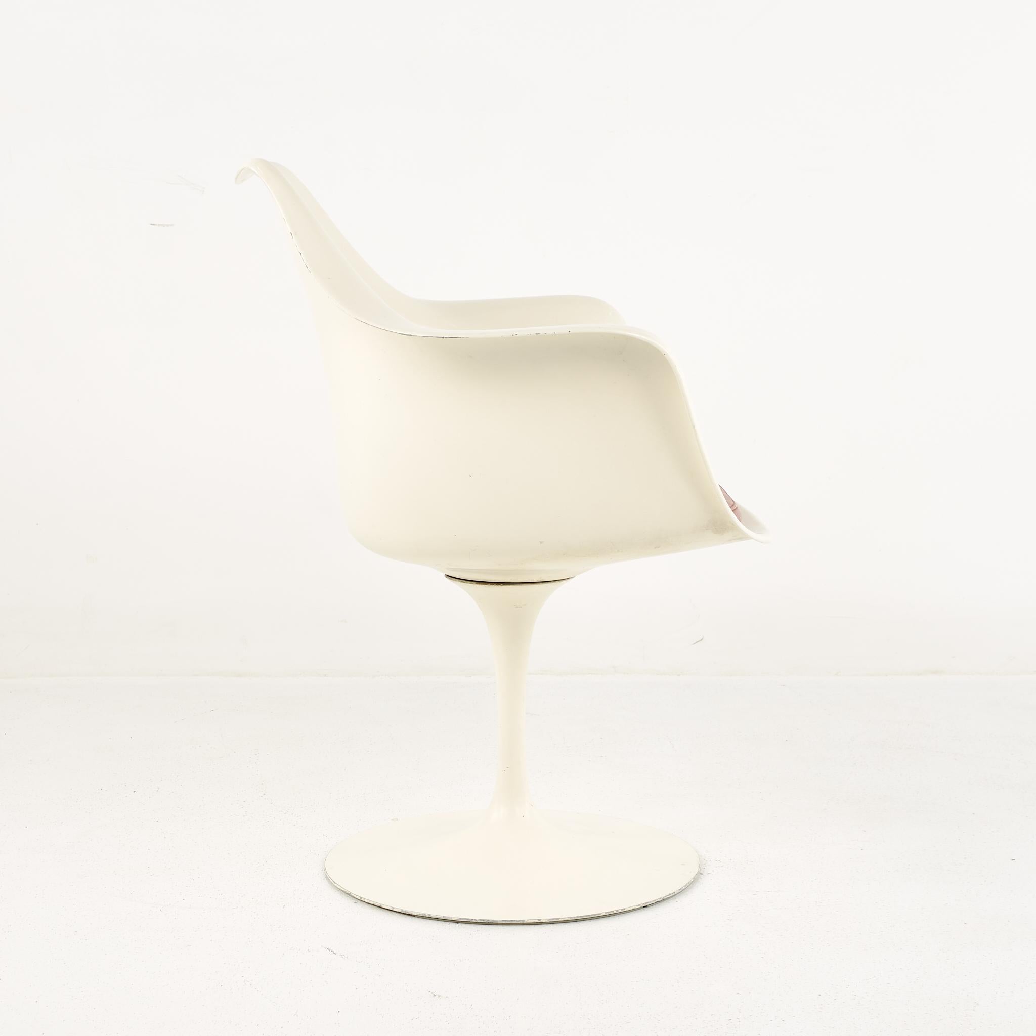 Metal Eero Saarinen for Knoll Mid Century Tulip Chairs, Set of 4