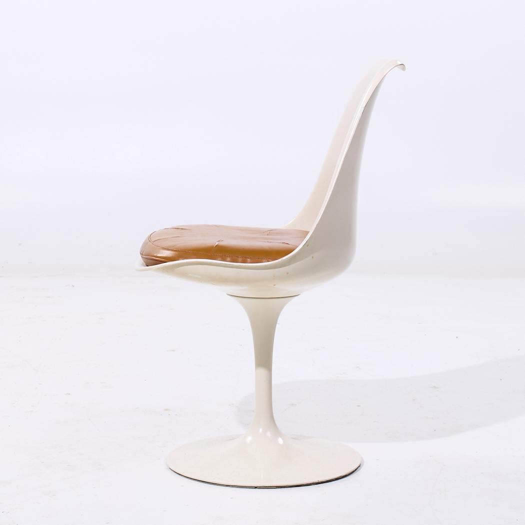 Tappezzeria Eero Saarinen per Knoll Sedie da pranzo Tulip di metà secolo - Set di 6 in vendita