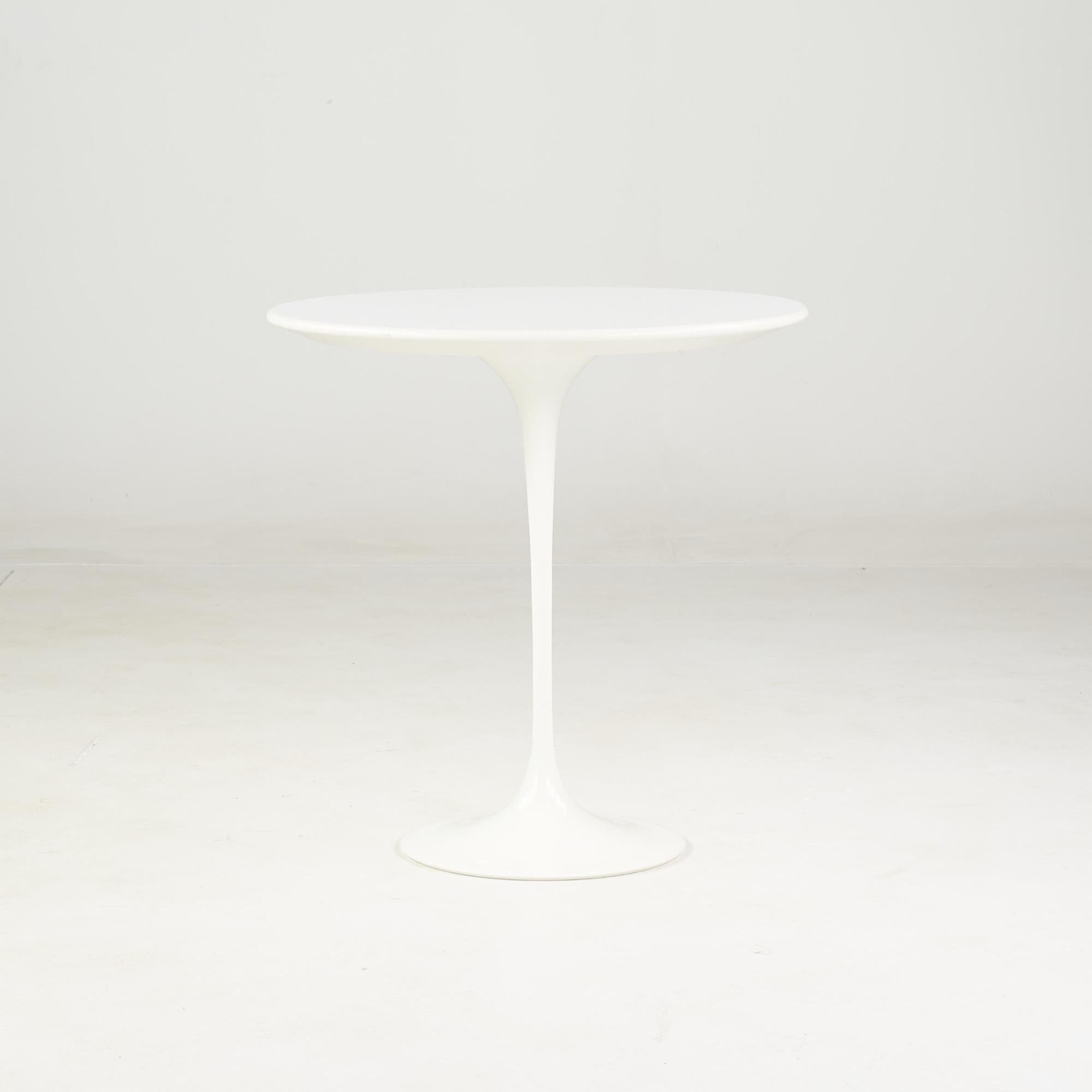 Eero Saarinen for Knoll Mid Century Tulip Side End Tables - Pair For Sale 3