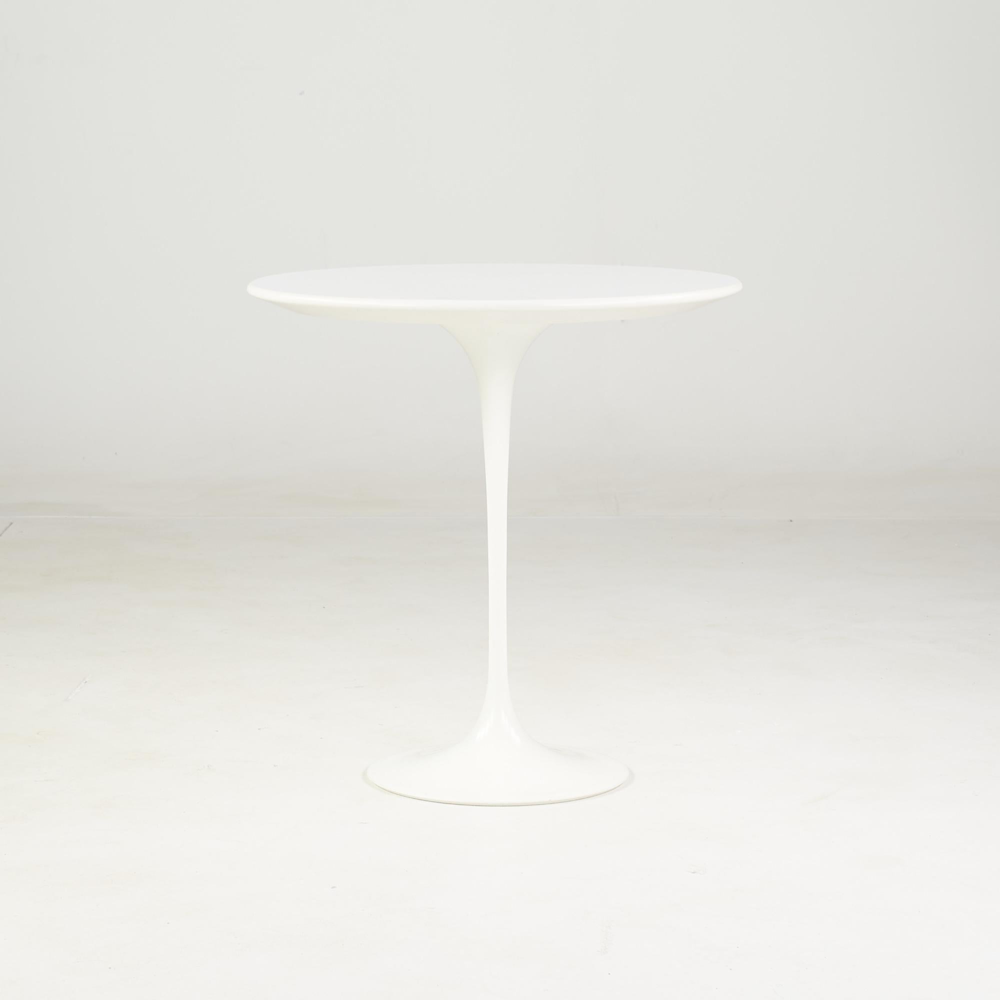 Eero Saarinen for Knoll Mid Century Tulip Side End Tables - Pair For Sale 4