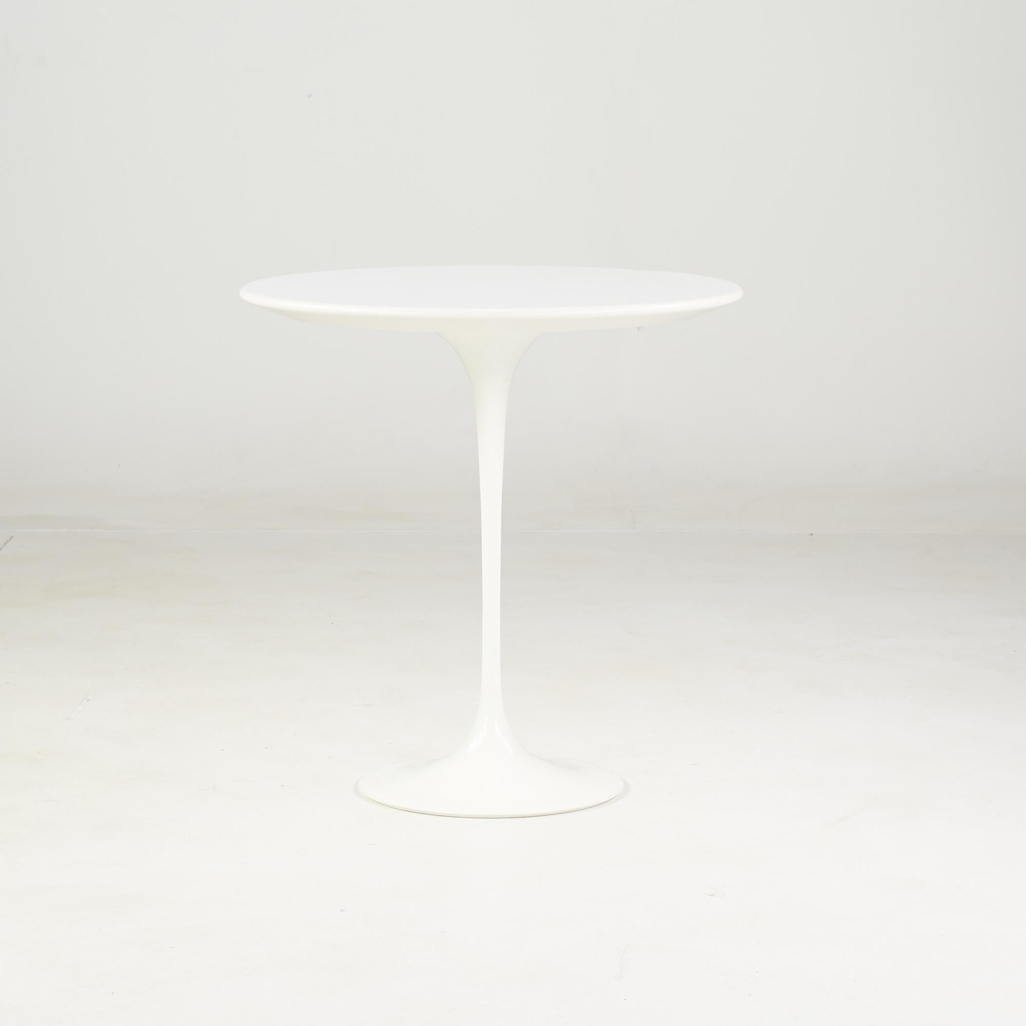 Eero Saarinen for Knoll Mid Century Tulip Side End Tables - Pair For Sale 1