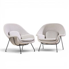 Fauteuils « Womb » d'Eero Saarinen pour Knoll, style milieu du siècle – Paire