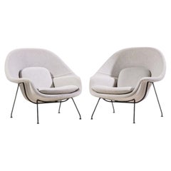 Fauteuils « Womb » d'Eero Saarinen pour Knoll, style milieu du siècle – Paire