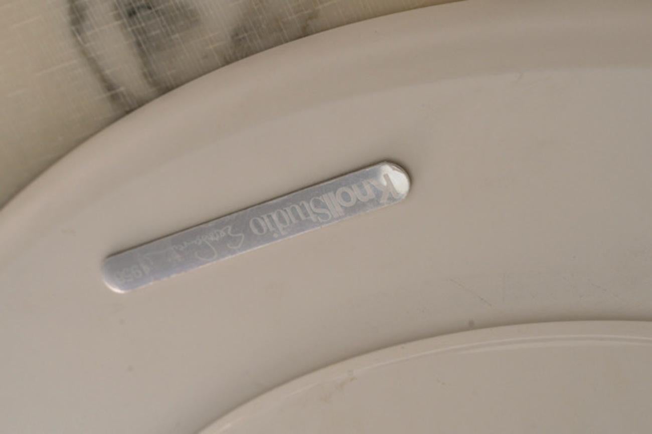 XX secolo Eero Saarinen per Knoll: Tavolo ovale Tulip in marmo Calacatta in vendita