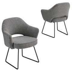 Eero Saarinen for Knoll Pair of ‘Conference’ Armchairs of UNESCO Paris