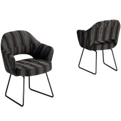 Eero Saarinen for Knoll Pair of ‘Conference’ Armchairs of UNESCO Paris