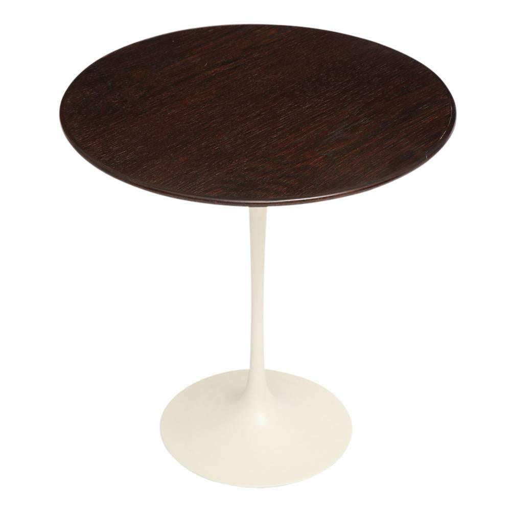 American Saarinen Side Table Knoll Wood Signed
