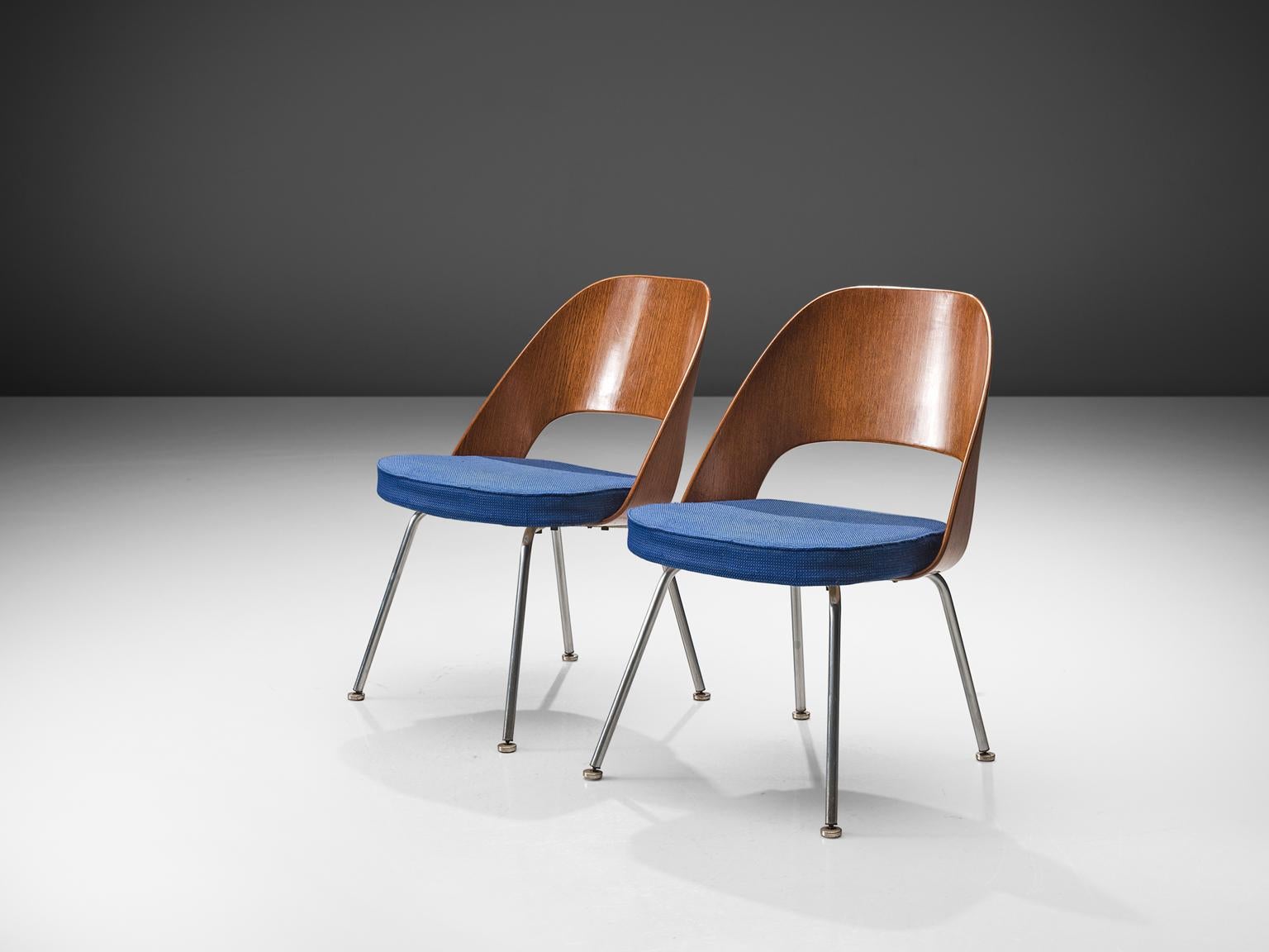 American Eero Saarinen for Knoll Set of Six Dining Chairs