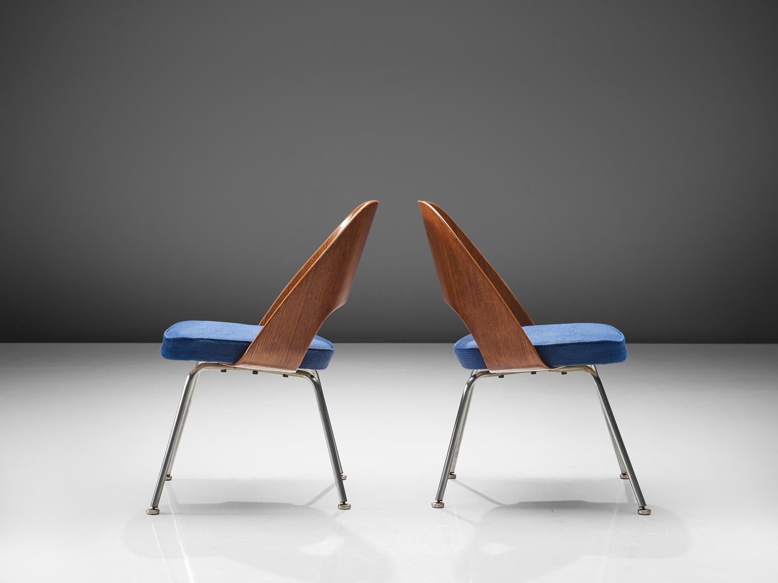 Mid-20th Century Eero Saarinen for Knoll Set of Six Dining Chairs