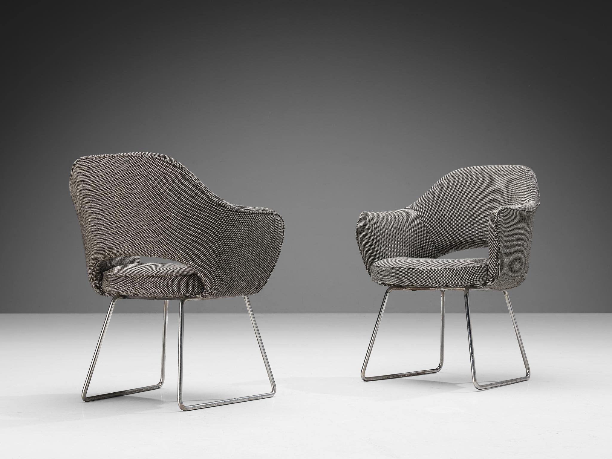 Eero Saarinen for Knoll Set of Ten ‘Conference’ Armchairs of UNESCO Paris 1