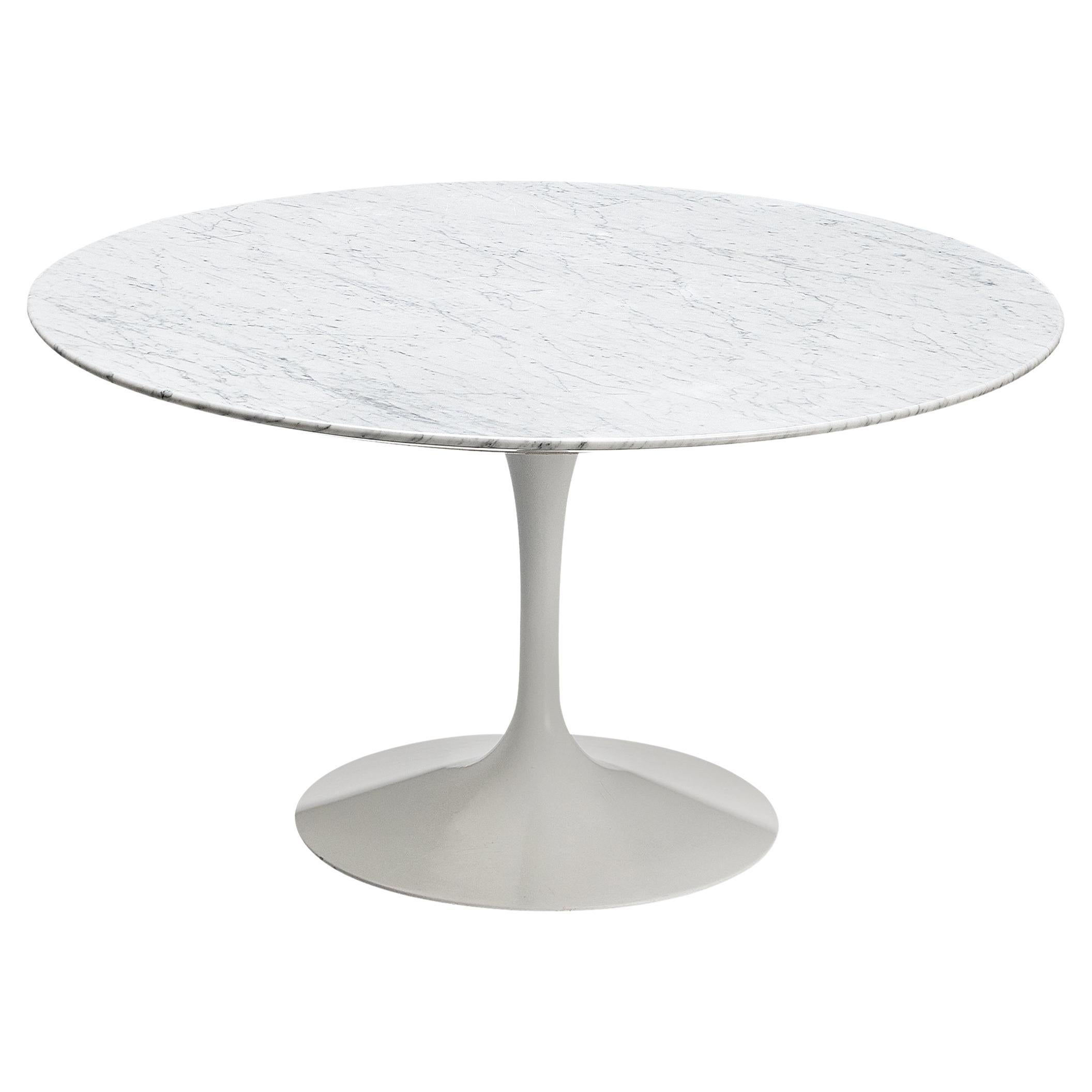 Eero Saarinen for Knoll 'Tulip' Dining Table with Marble Top