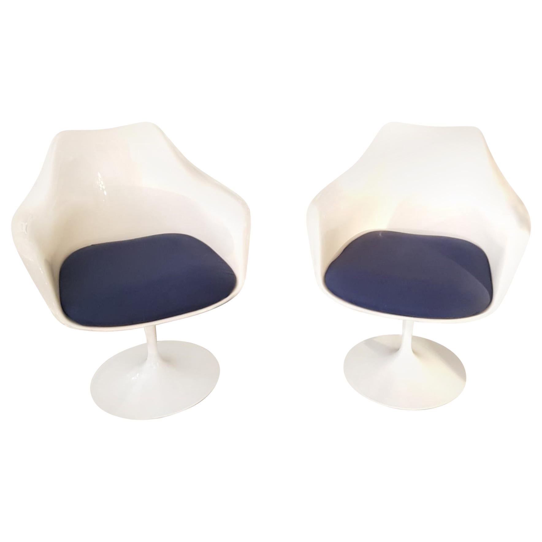 Eero Saarinen for Knoll Tulip Pedestal Armchairs 1 Available