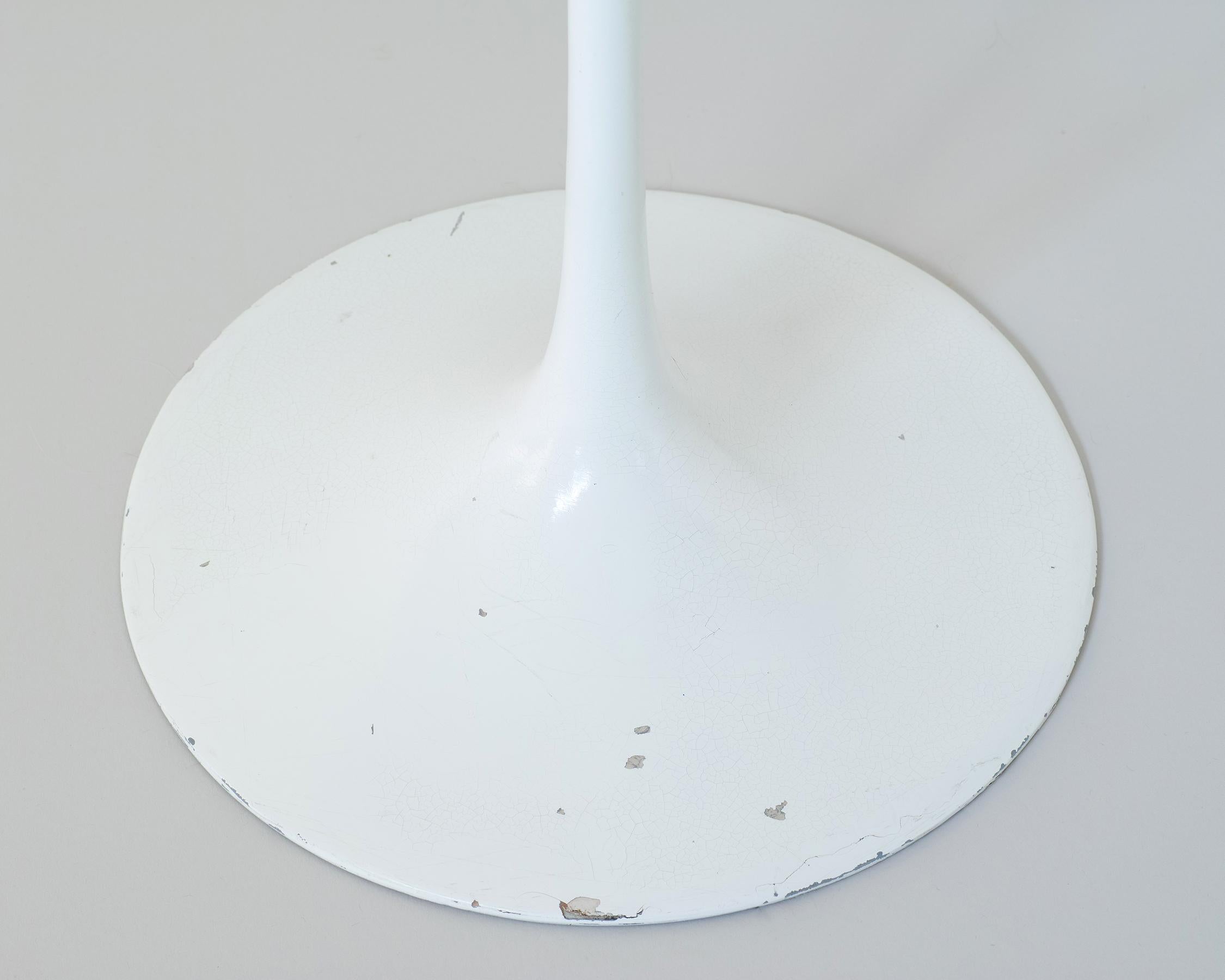 Aluminum Eero Saarinen for Knoll Tulip Side Table For Sale
