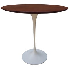Eero Saarinen for Knoll Walnut Elliptical Side Table