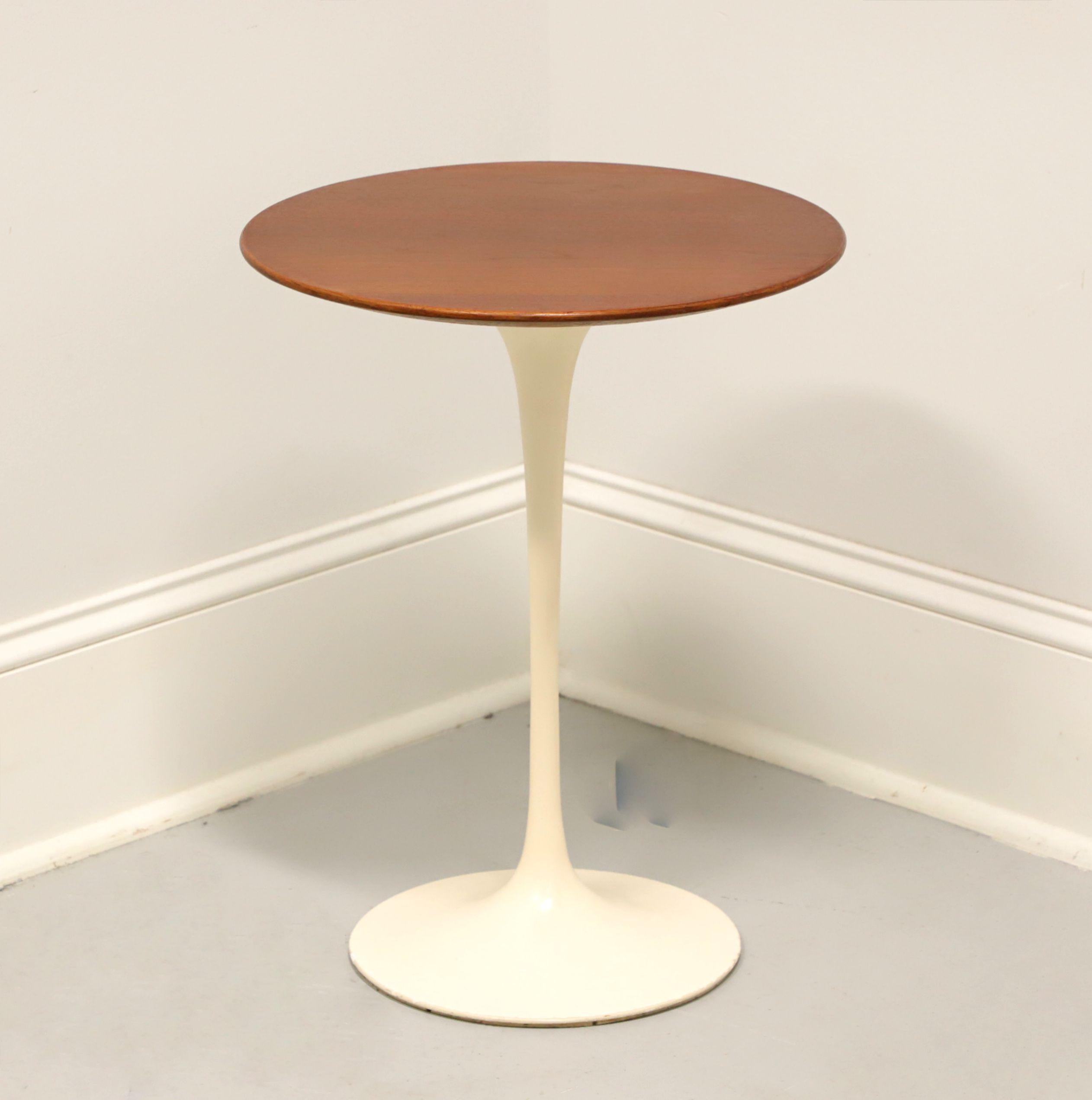 American Eero Saarinen for KNOLL Walnut MCM Tulip Side Table