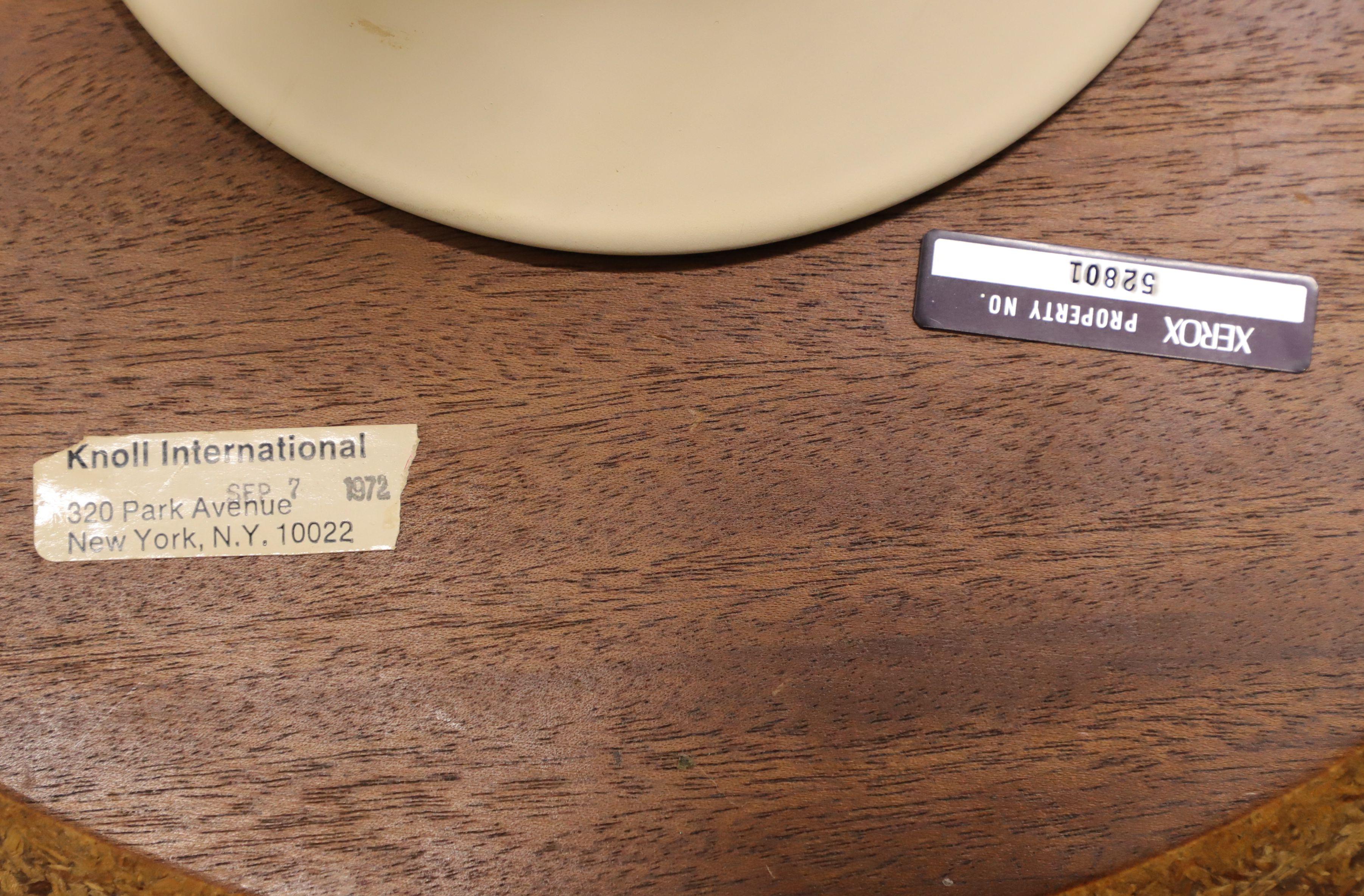 20th Century Eero Saarinen for KNOLL Walnut MCM Tulip Side Table