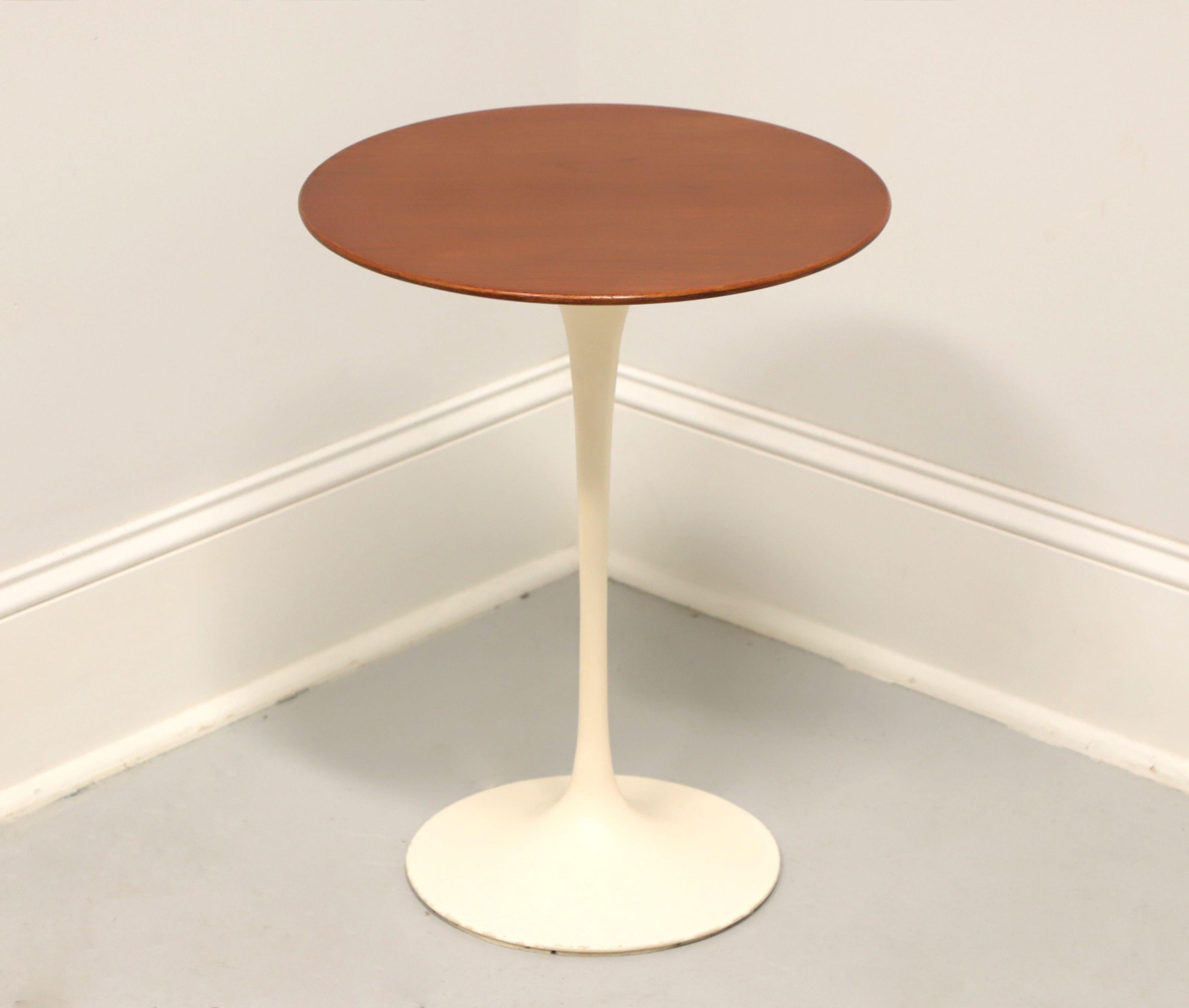 Eero Saarinen for KNOLL Walnut MCM Tulip Side Table 1