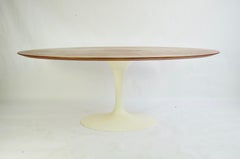 Eero Saarinen for Knoll Walnut Oval Dining Table