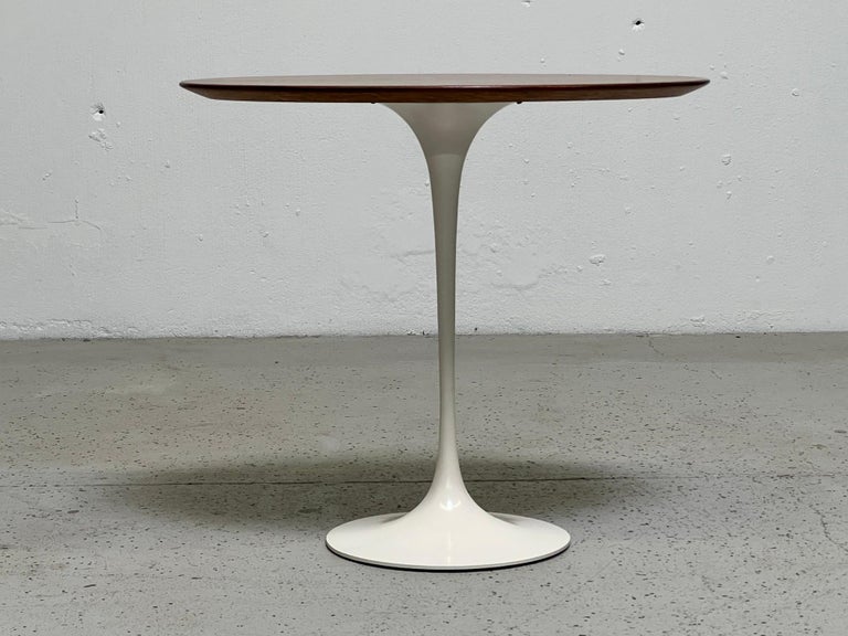 Eero Saarinen for Knoll Walnut Tulip Table For Sale 2