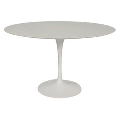 Eero Saarinen for Knoll White Marble Tulip Dining Table