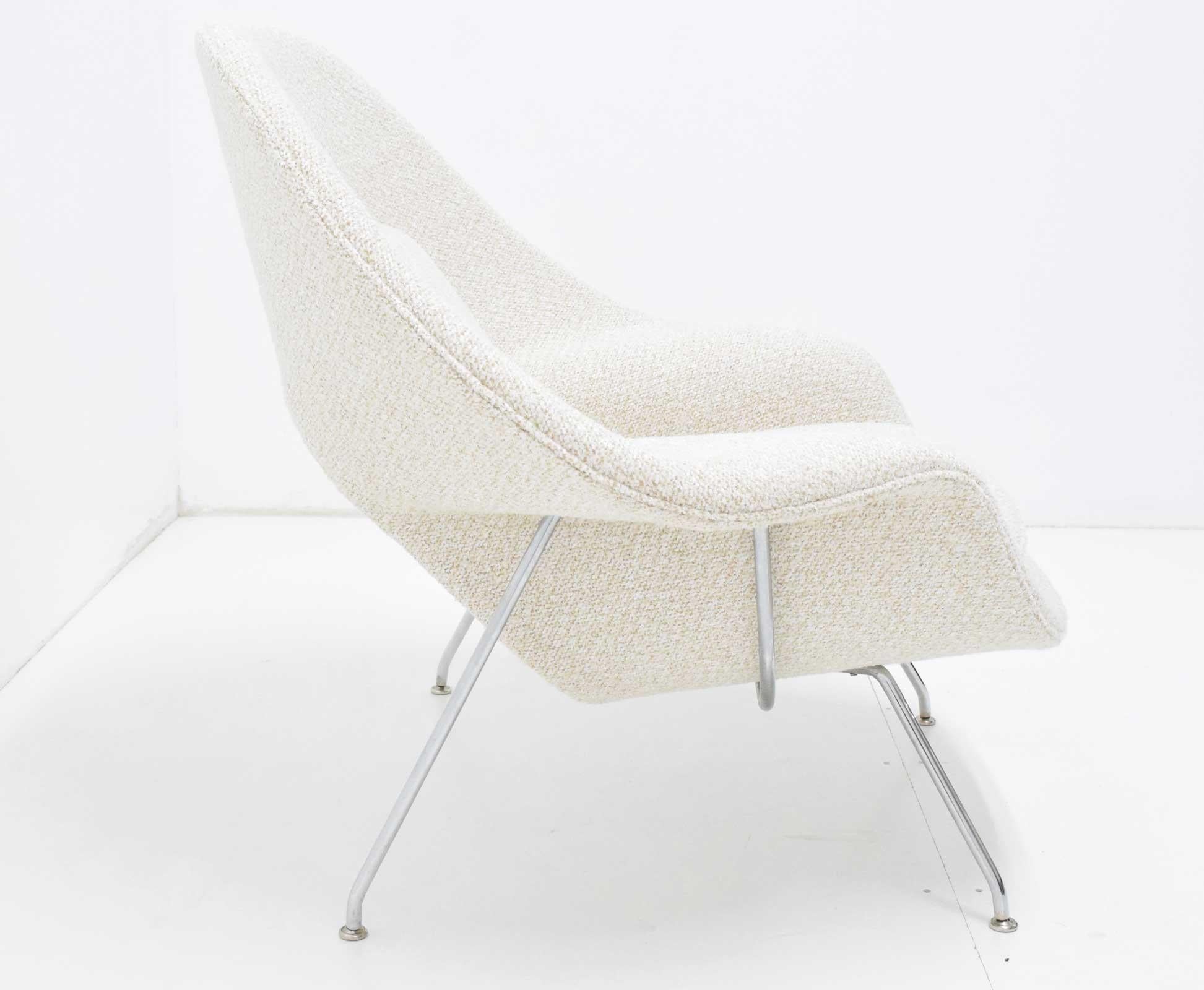 American Eero Saarinen for Knoll Womb Chair and Ottoman