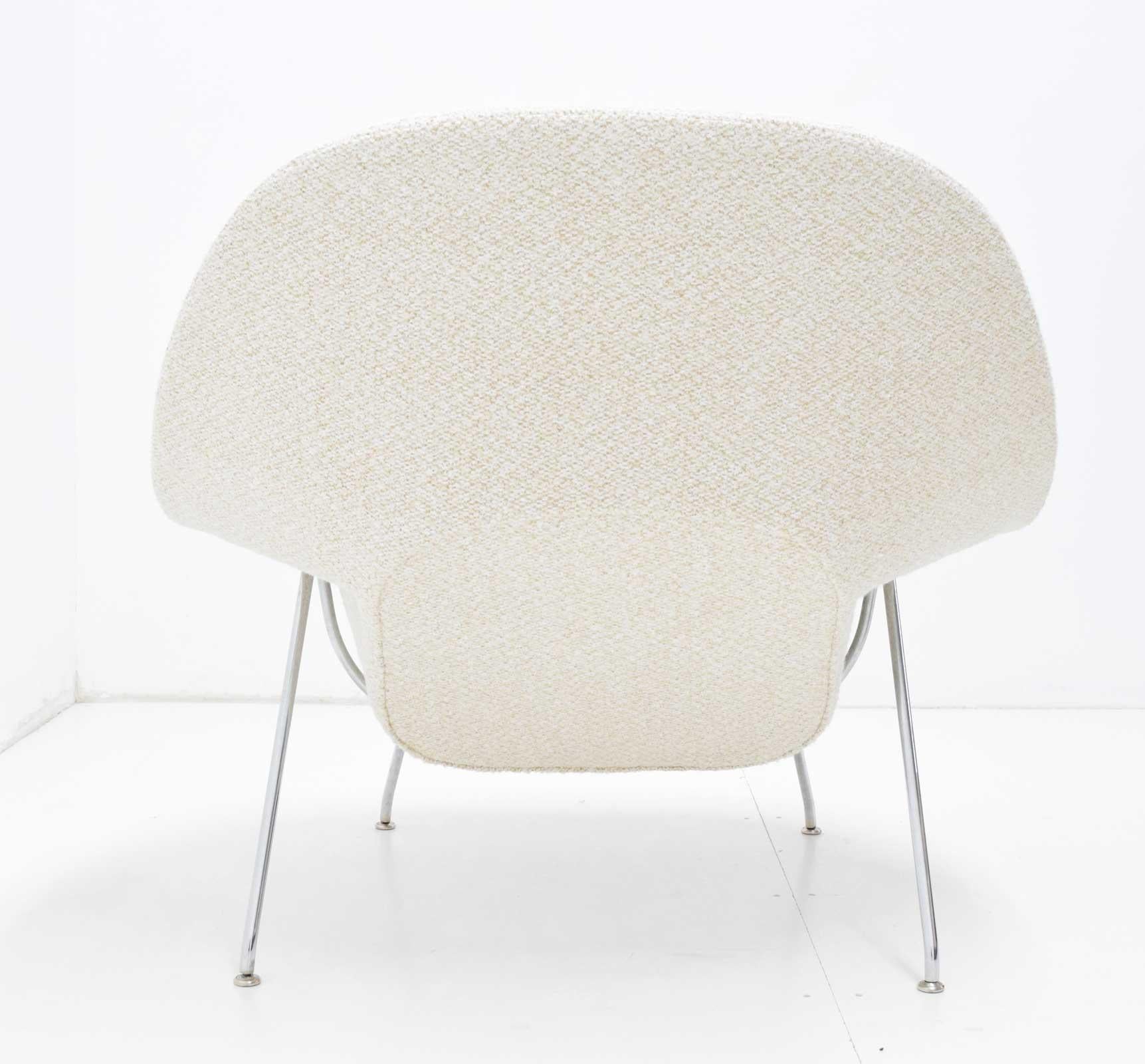 Eero Saarinen for Knoll Womb Chair and Ottoman In Good Condition In Dallas, TX