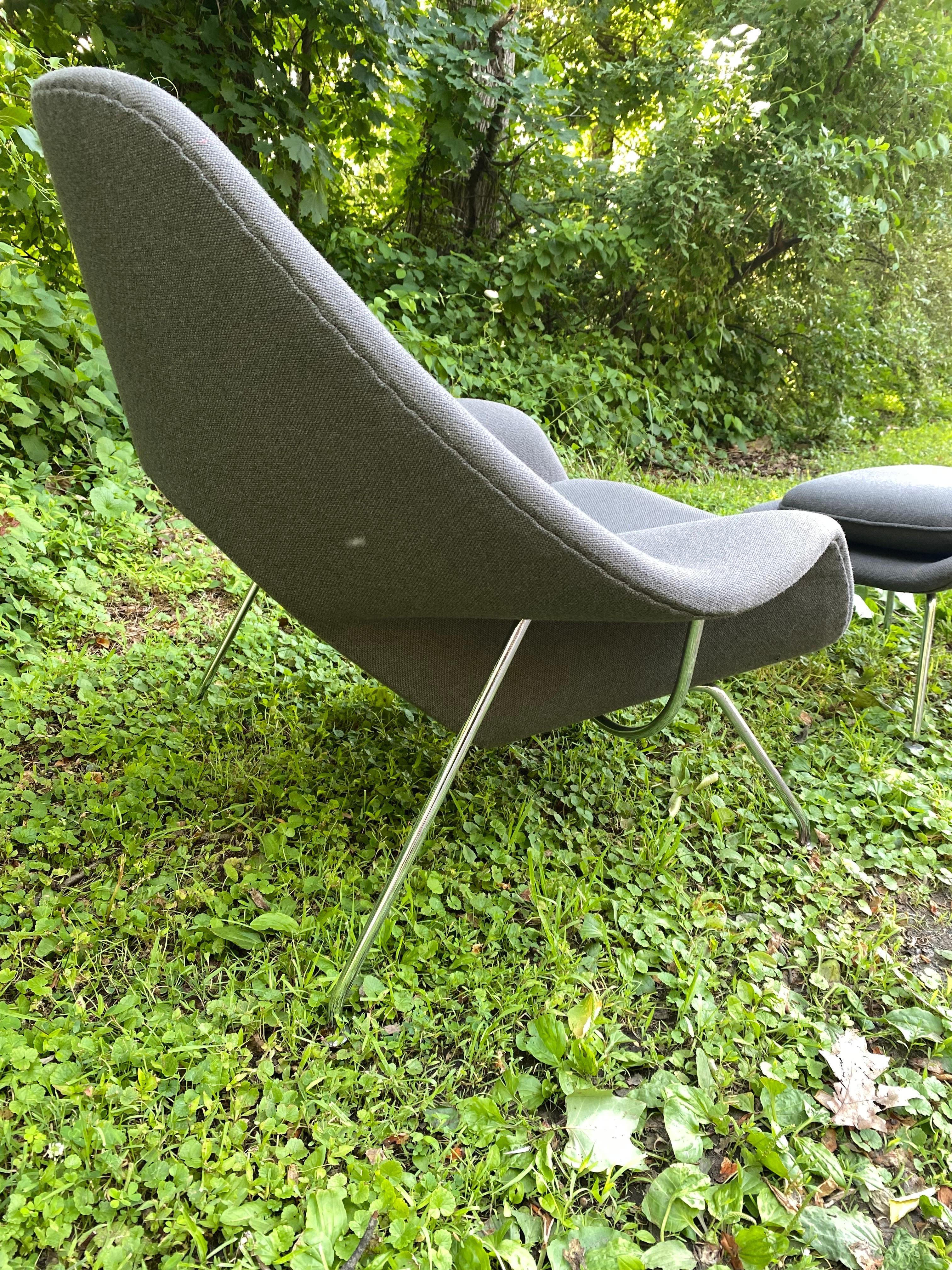 Eero Saarinen for Knoll Womb Chair and Ottoman 2