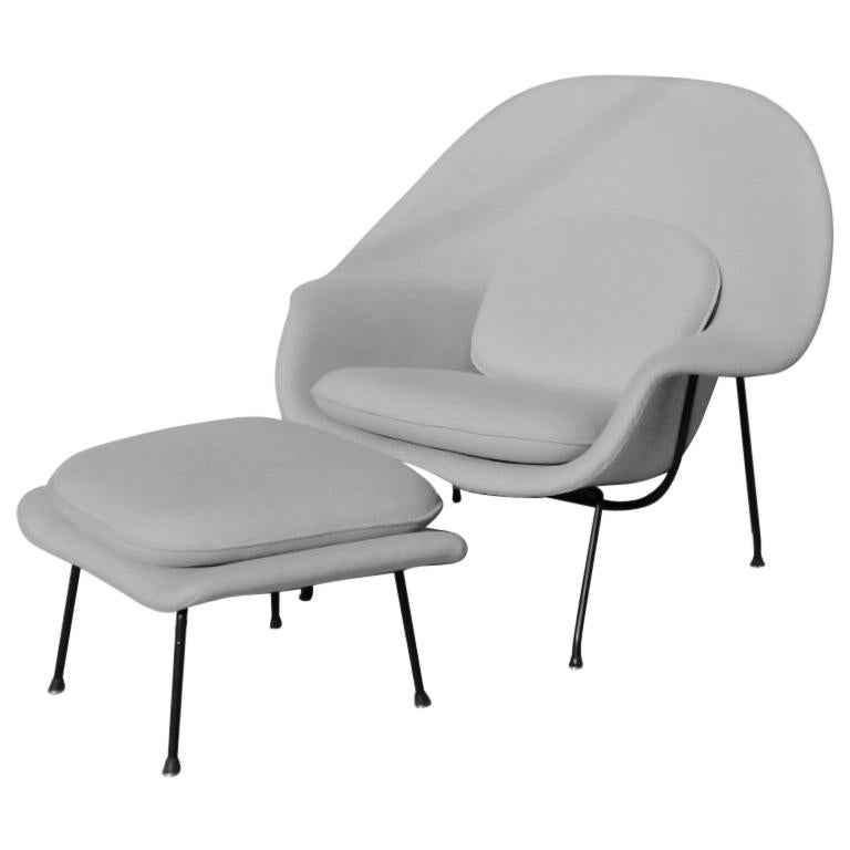 Eero Saarinen for Knoll Womb Chair with Ottoman