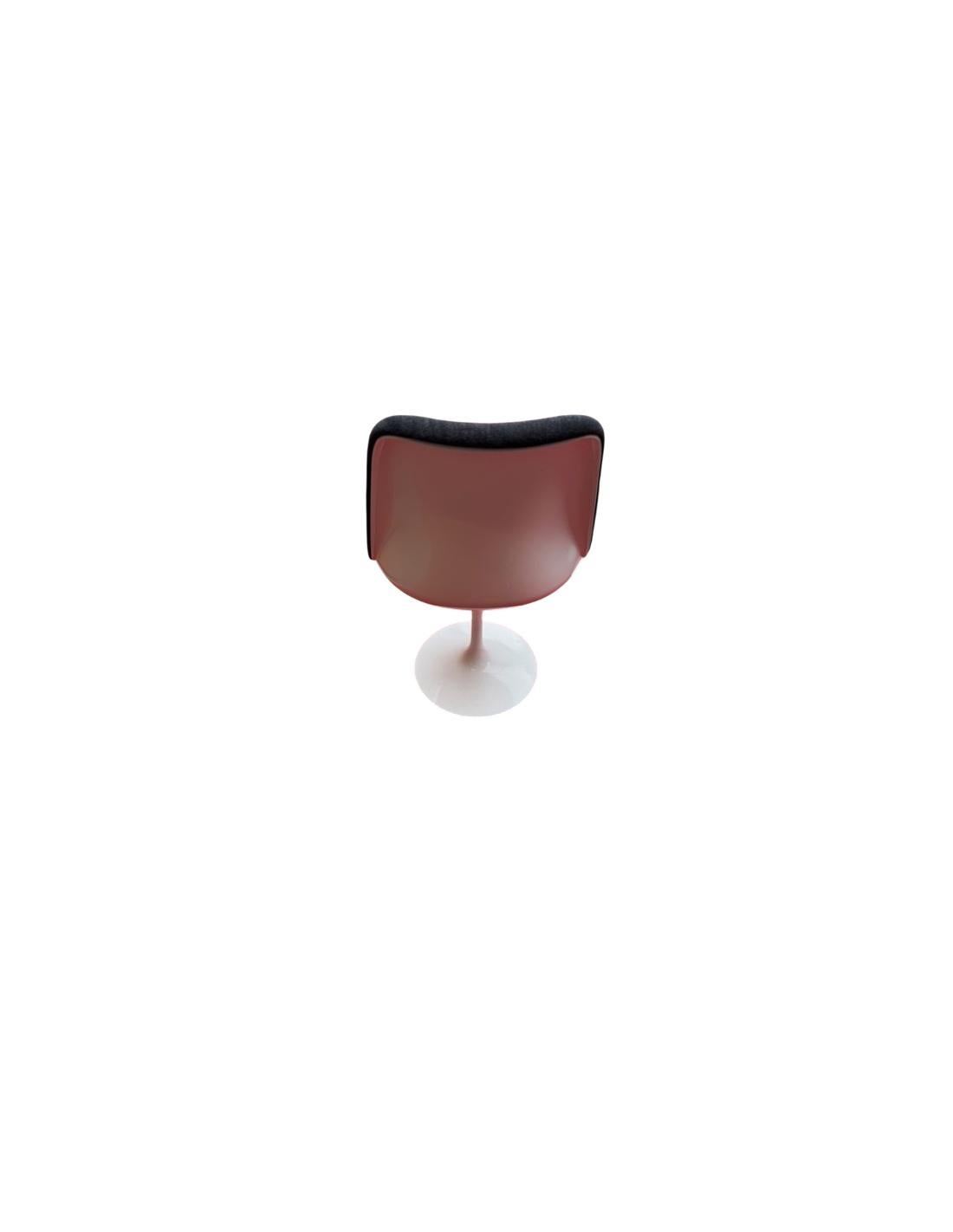 Molded Eero Saarinen for Knoll:6 swivel “TULIP” chairs. For Sale