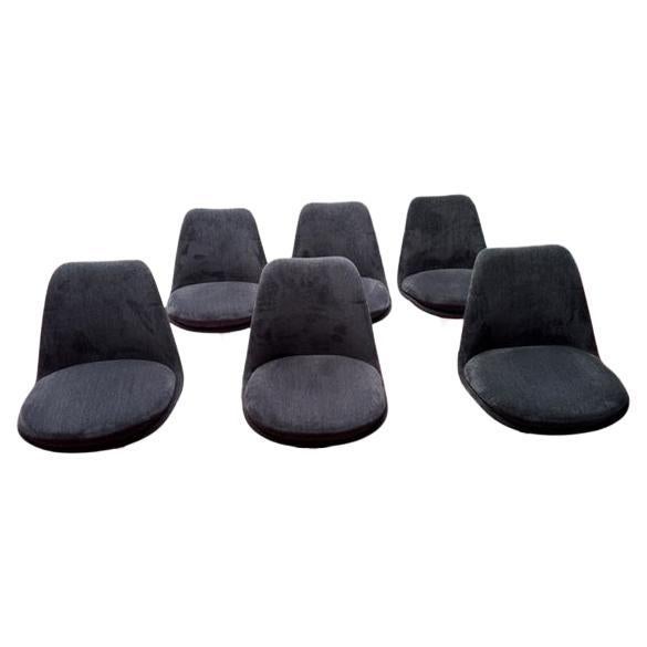 Eero Saarinen for Knoll:6 swivel “TULIP” chairs. For Sale