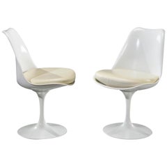 Eero Saarinen & Knoll 2 Tulip Chairs XXth