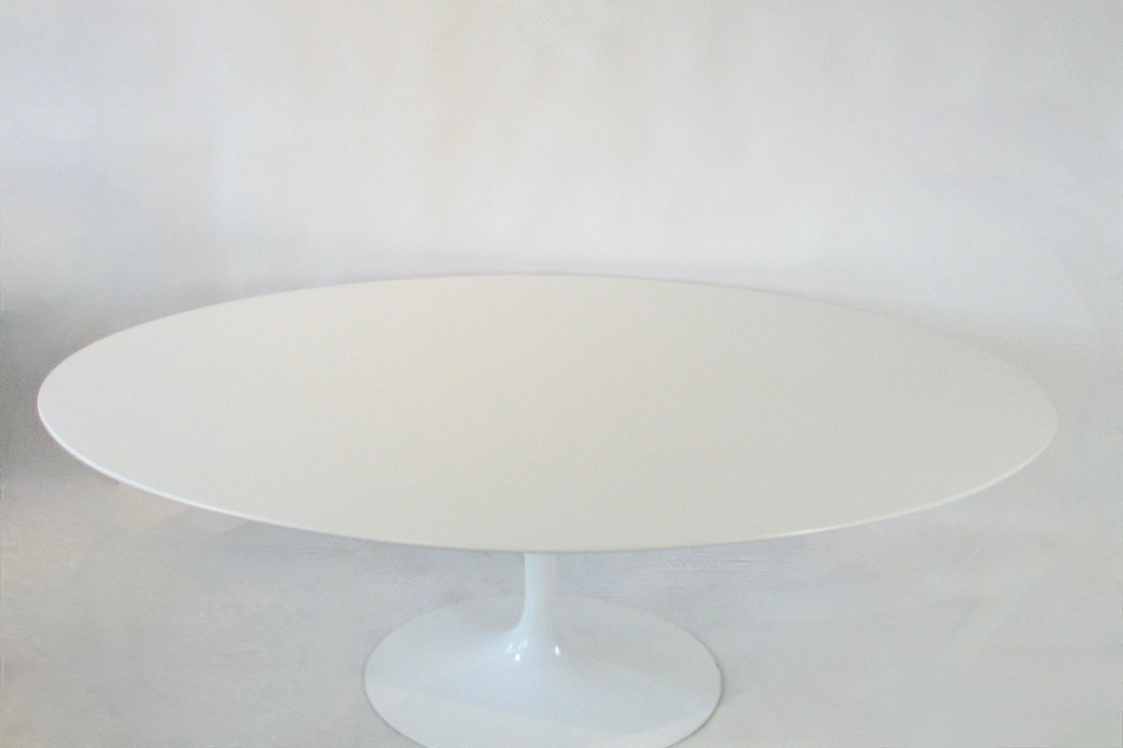 Calco Tavolo da pranzo ovale bianco da 78