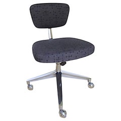 Eero Saarinen Knoll Mid Century Modern Secretarial Desk Chair Eames' Fabric 50s