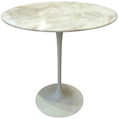 Eero Saarinen & Knoll, "Tulip" Marble Gueridon Table, xxth