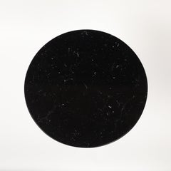 Eero Saarinen Knoll Tulip Side Table, Black Marble Top, Vintage 1984