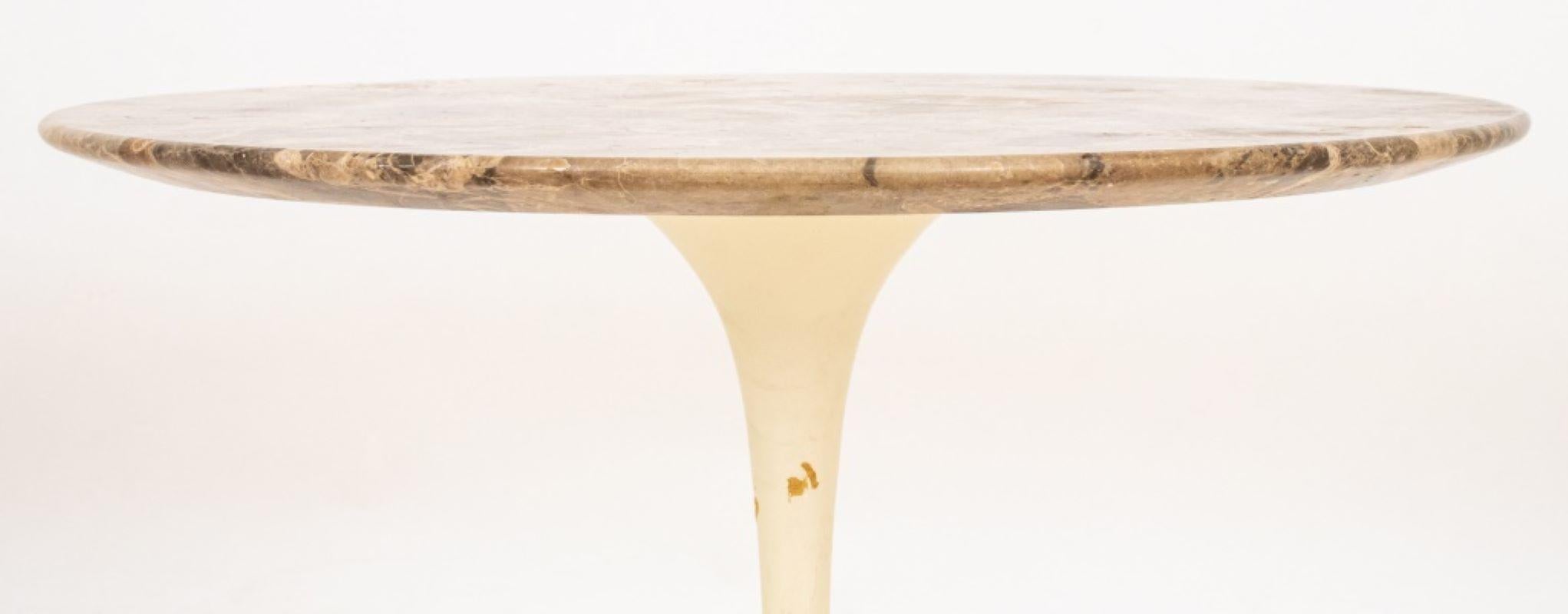 20th Century Eero Saarinen Knoll Tulip Side Table with Marble Top