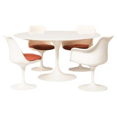 Used Eero Saarinen Knoll Tulip Table Set