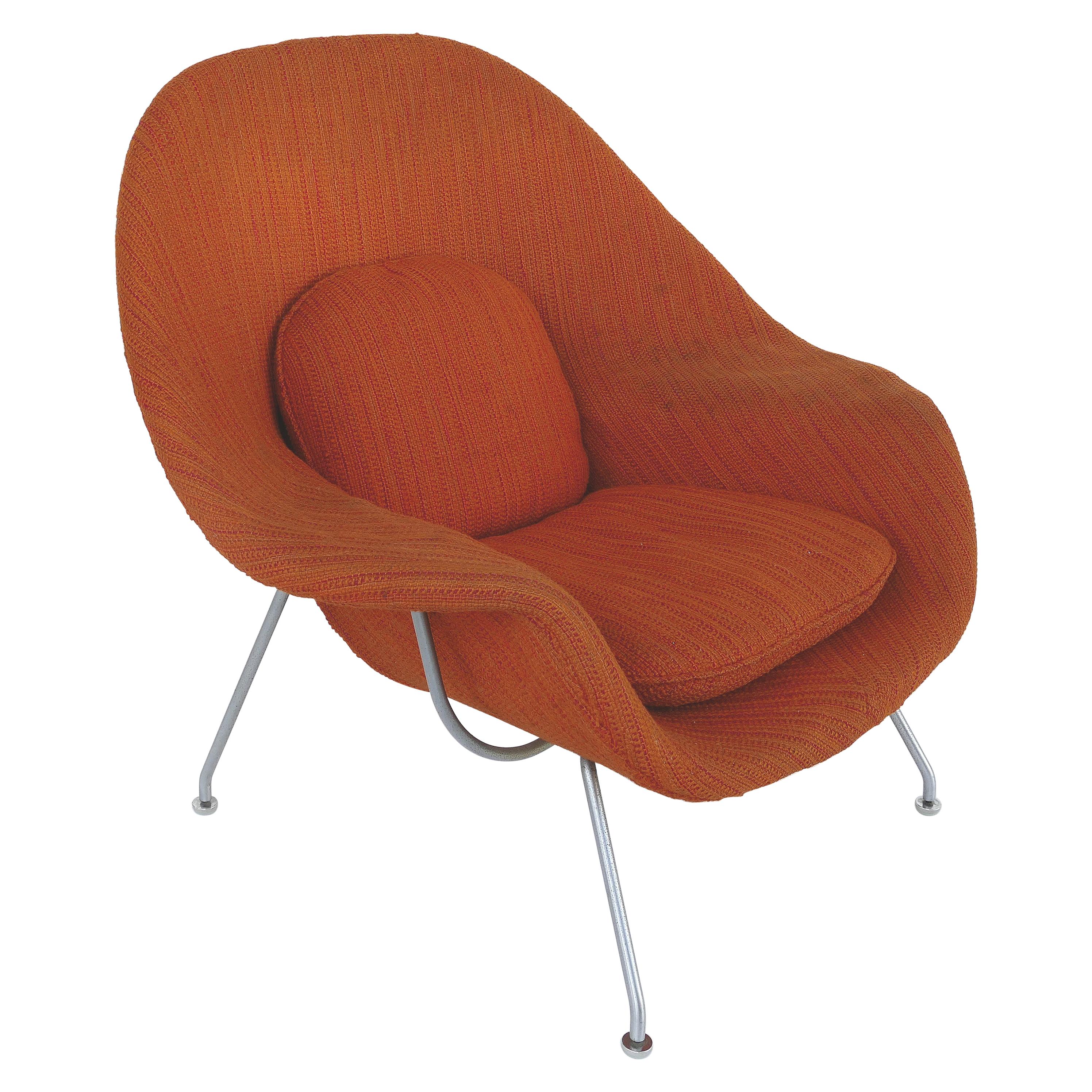 Eero Saarinen Knoll Womb Chair in Knoll Cato Wool Fabric