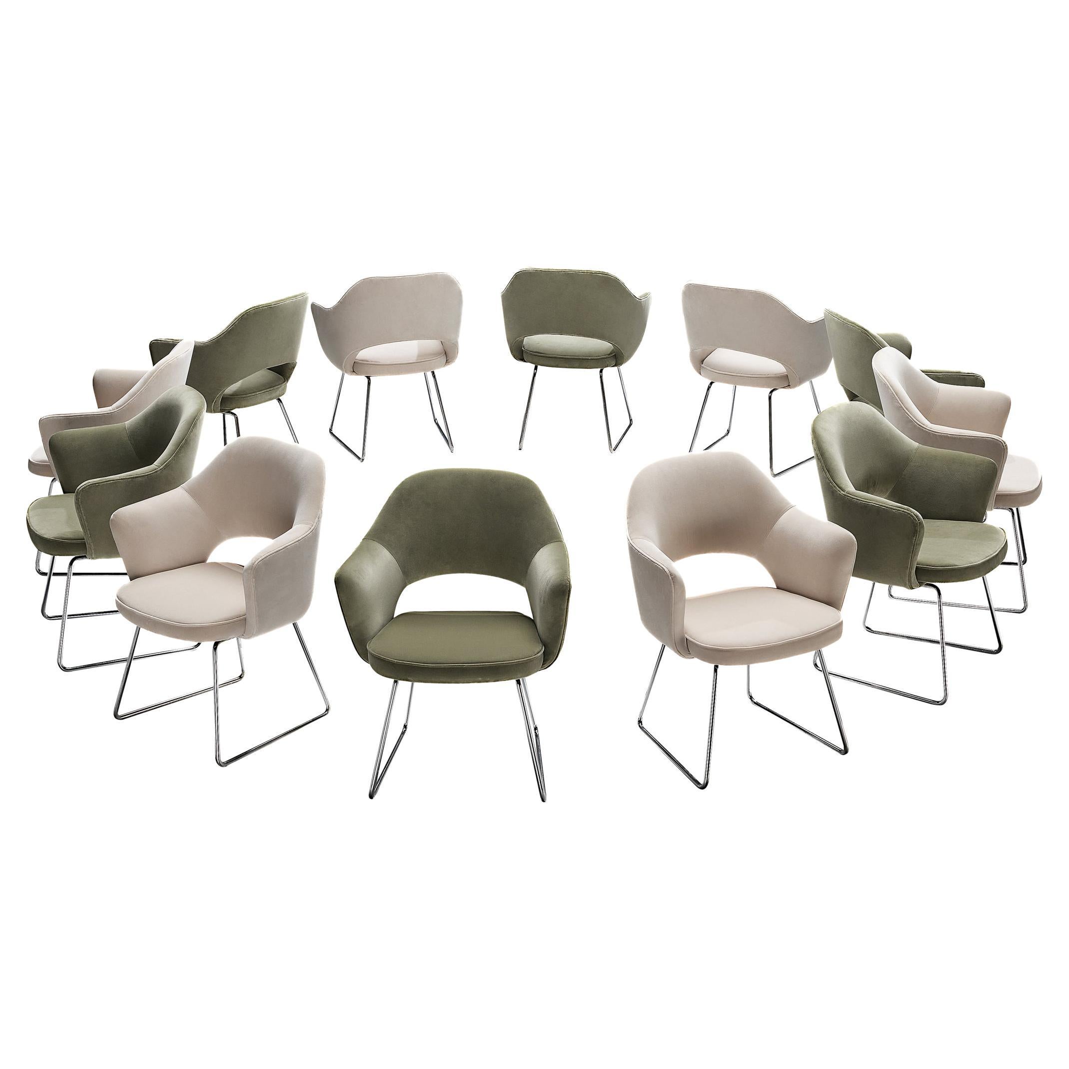 Eero Saarinen Limited Edition ‘Conference’ Armchairs of UNESCO Paris For Sale