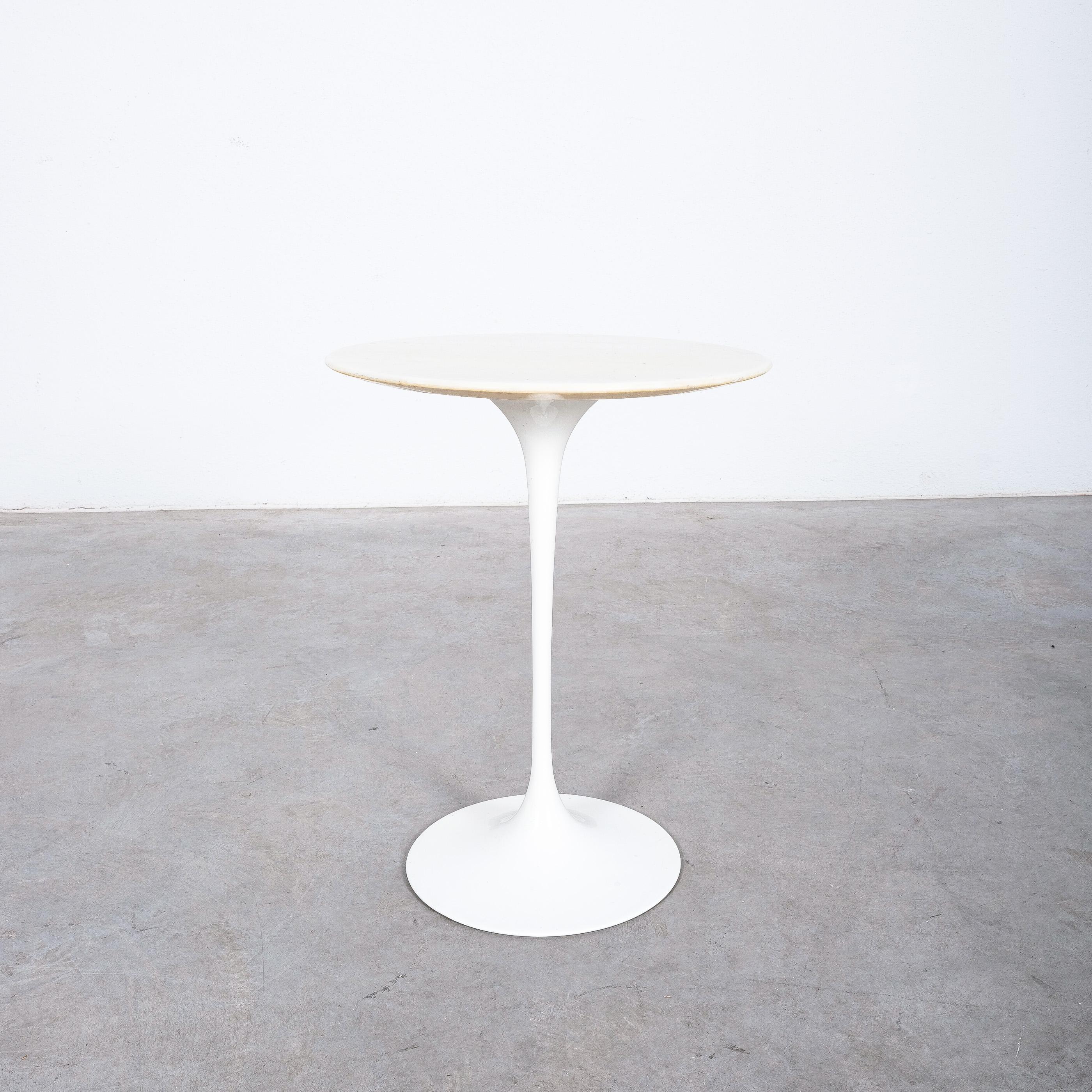 Eero Saarinen Marble Side Table for Knoll, 1960 In Good Condition For Sale In Vienna, AT