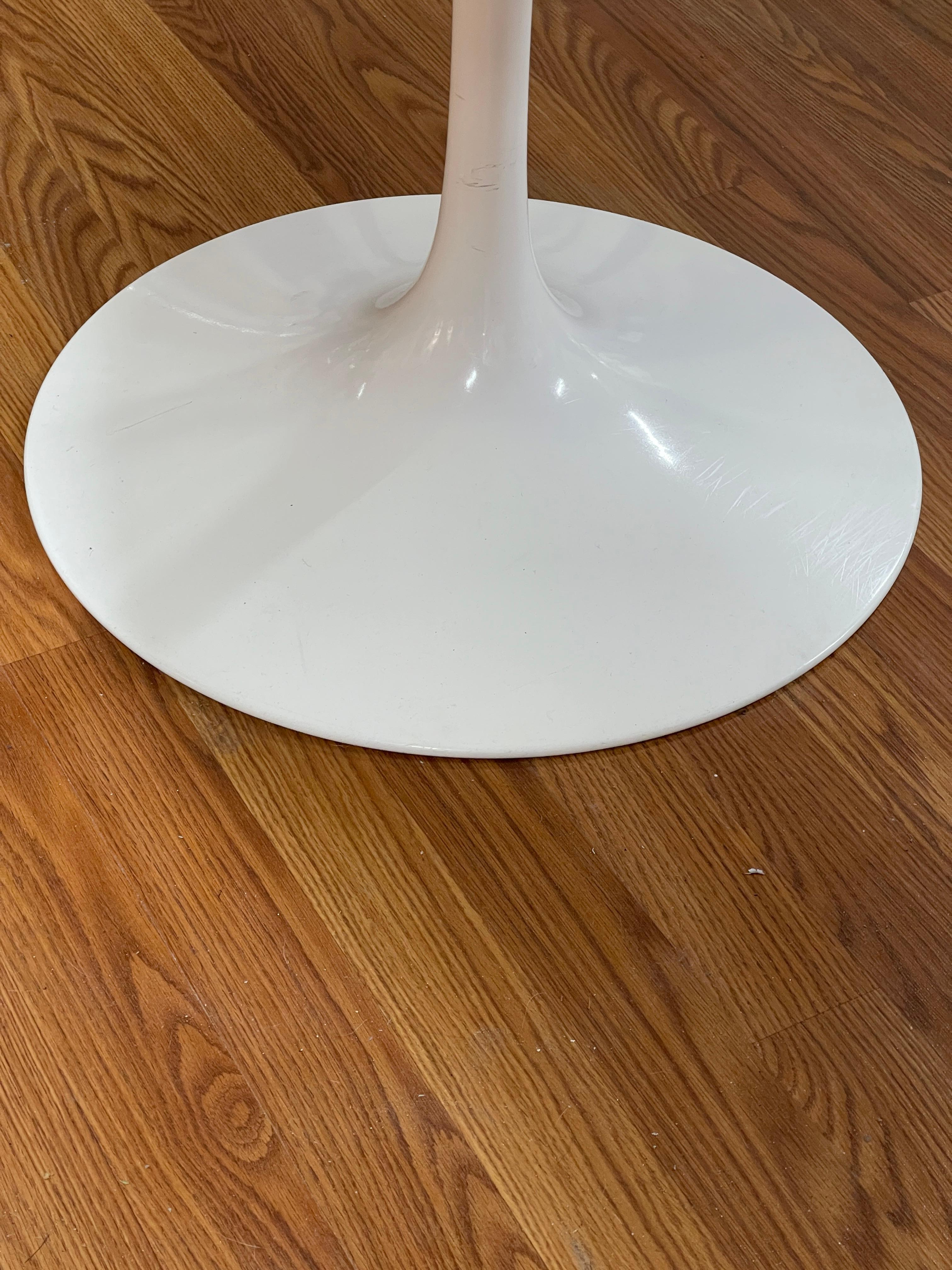 Hand-Crafted Eero Saarinen Marble Top Tulip Table by Knoll