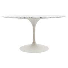 Eero Saarinen Marble Tulip Dining Table Knoll International 70s