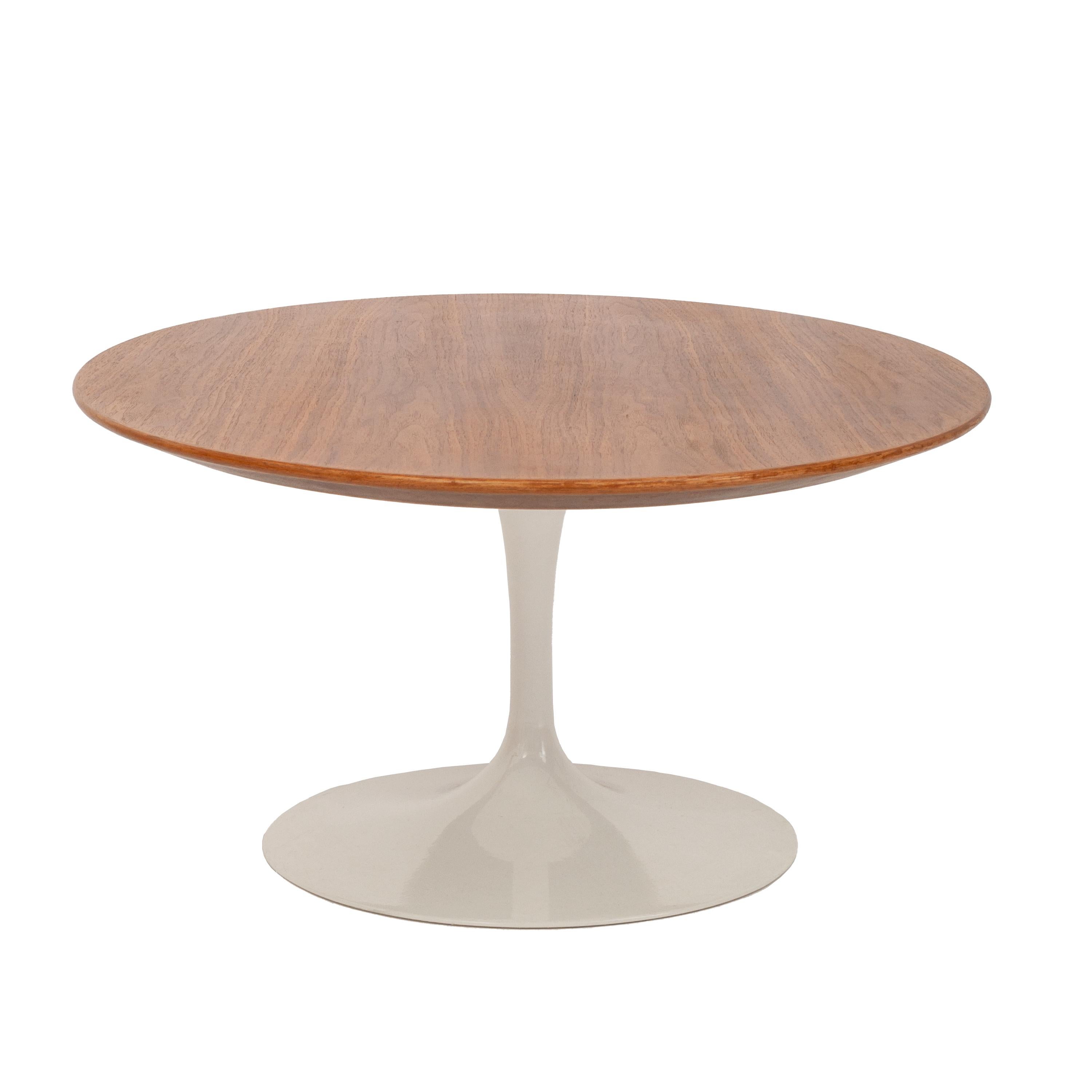Mid-Century Modern Eero Saarinen Mid-Century Knoll Studio Tulip Pedestal Coffee Table 1956 Signed