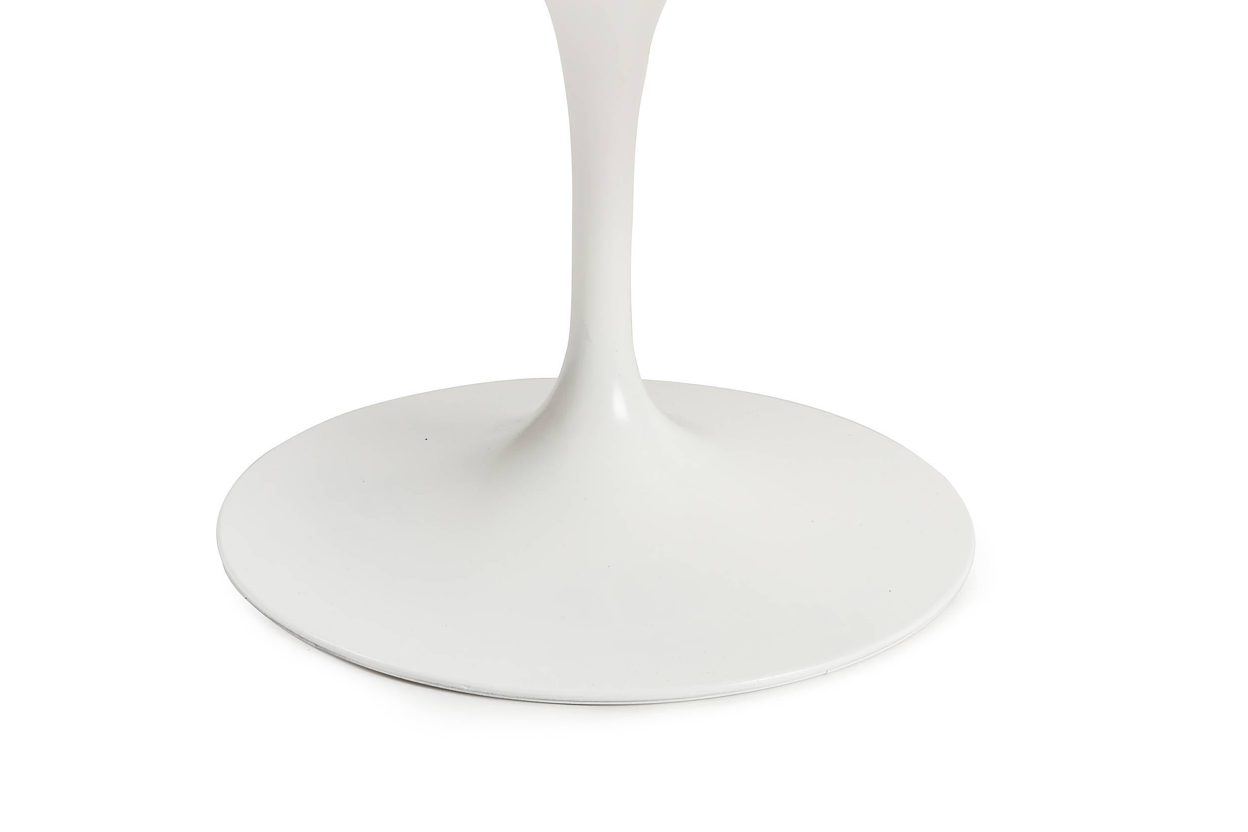 Enameled Eero Saarinen Nero Marble Oval Coffee Table for Knoll