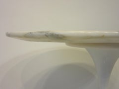 Eero Saarinen Oval Marble Tulip Side Table for Knoll